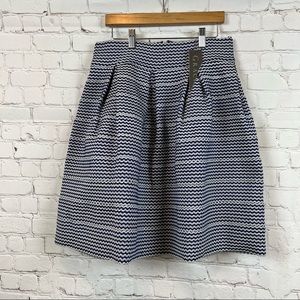 Gracia Fancy Free Skirt Royal Blue and White Women’s L